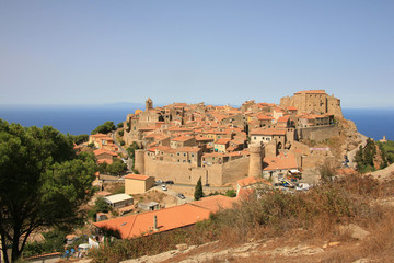 Fototapeta premium Toscana,Grosseto,Isola del Giglio,Giglio Castello.