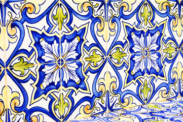 Moroccan tiles background