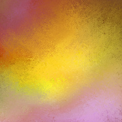 gold color splash on pink background with distressed texture, blurred background colors with copyspace for text