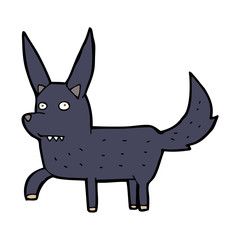 cartoon wild dog