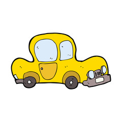 cartoon car