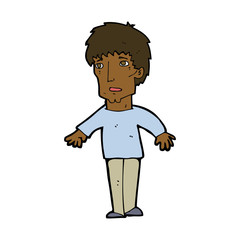 cartoon surprised man
