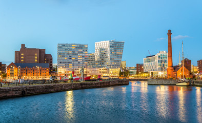 Canning Dock, the Port of Liverpool - England