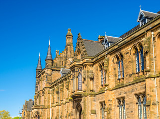 Fototapeta na wymiar University of Glasgow Main Building - Scotland