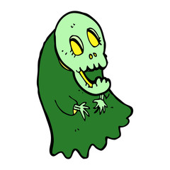cartoon spooky ghoul