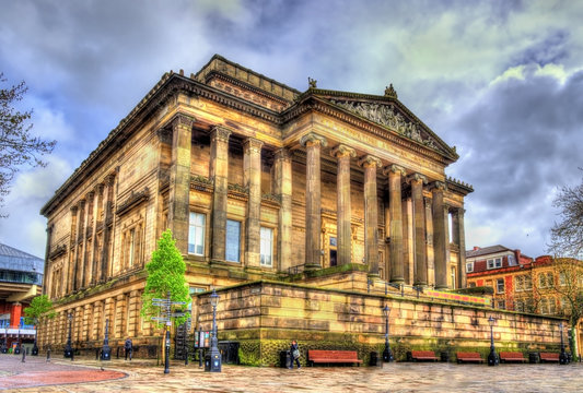 Harris Museum And Art Gallery In Preston - England