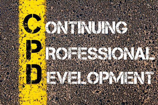 Business Acronym CPD as Continuing Professional Development