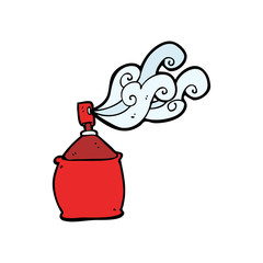 cartoon spray can