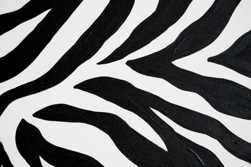 Zebra black & white animal print (background, wallpaper texture)
