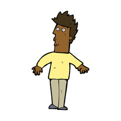 cartoon surprised man