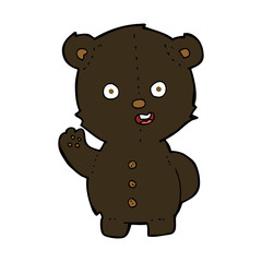 cute cartoon black bear