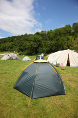 Zelt Lager in wundersch&ouml;ner Natur Umgebung
