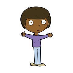 cartoon surprised man