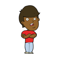 cartoon dissapointed man