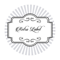 retro label
