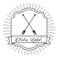 retro label