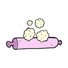 cartoon rolling pin