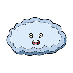 cartoon decorative cloud