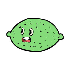 cartoon lime