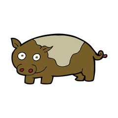 cartoon pig