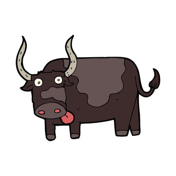 Cartoon Bull