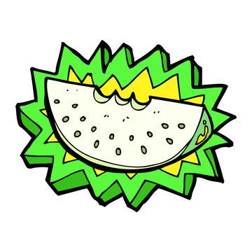 Cartoon Melon Slice