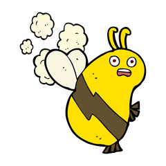 funny cartoon bee