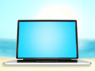 Computer Screen Illustration