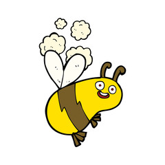 funny cartoon bee