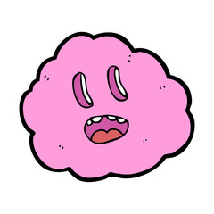 cartoon spooky cloud