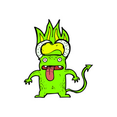 cartoon little devil