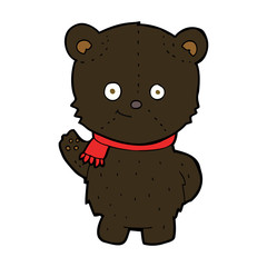 cute cartoon black bear