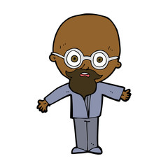 cartoon genius scientist