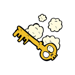 cartoon spooky key