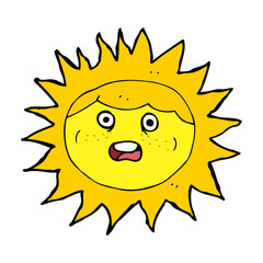 sun cartoon character