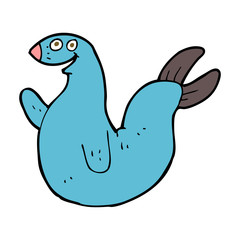 cartoon happy seal