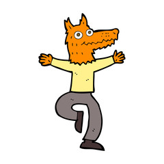 cartoon fox man