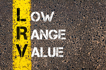 Business Acronym LRV as Low Range Value
