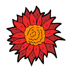 cartoon flower