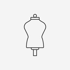 model hanger line icon