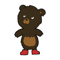 cartoon cute little bear