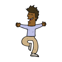 cartoon laughing man
