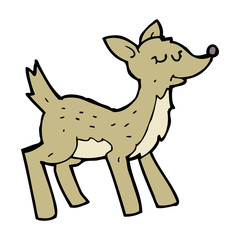 cute cartoon deer