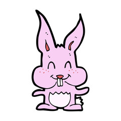 Obraz na płótnie Canvas cartoon rabbit