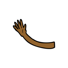 cartoon arm