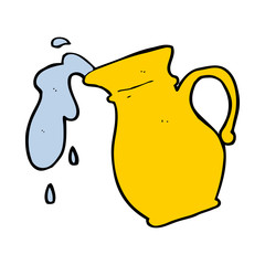 cartoon water jug
