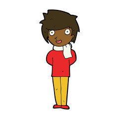 cartoon friendly man