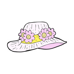 cartoon summer hat