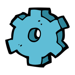 cartoon cog symbol