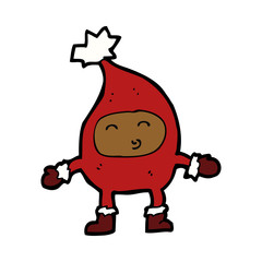 cartoon funny christmas character